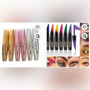 NWT Lot of 130 pcs of HUDA BEAUTY Mascaras
40 Pcs Black + 70 Pcs Multi Color